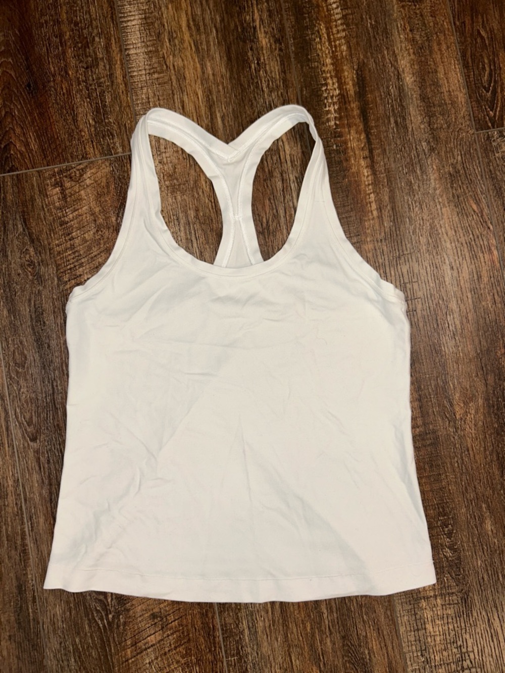 Lululemon Women's White Racerback Tank Top